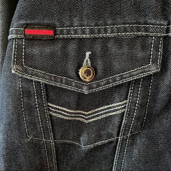 Fubu the Collection Blue Jean Jacket - Picture 7 of 10